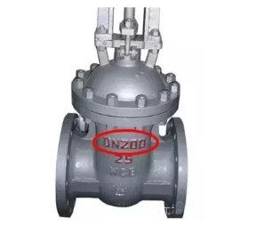 閥門上的含義舉例